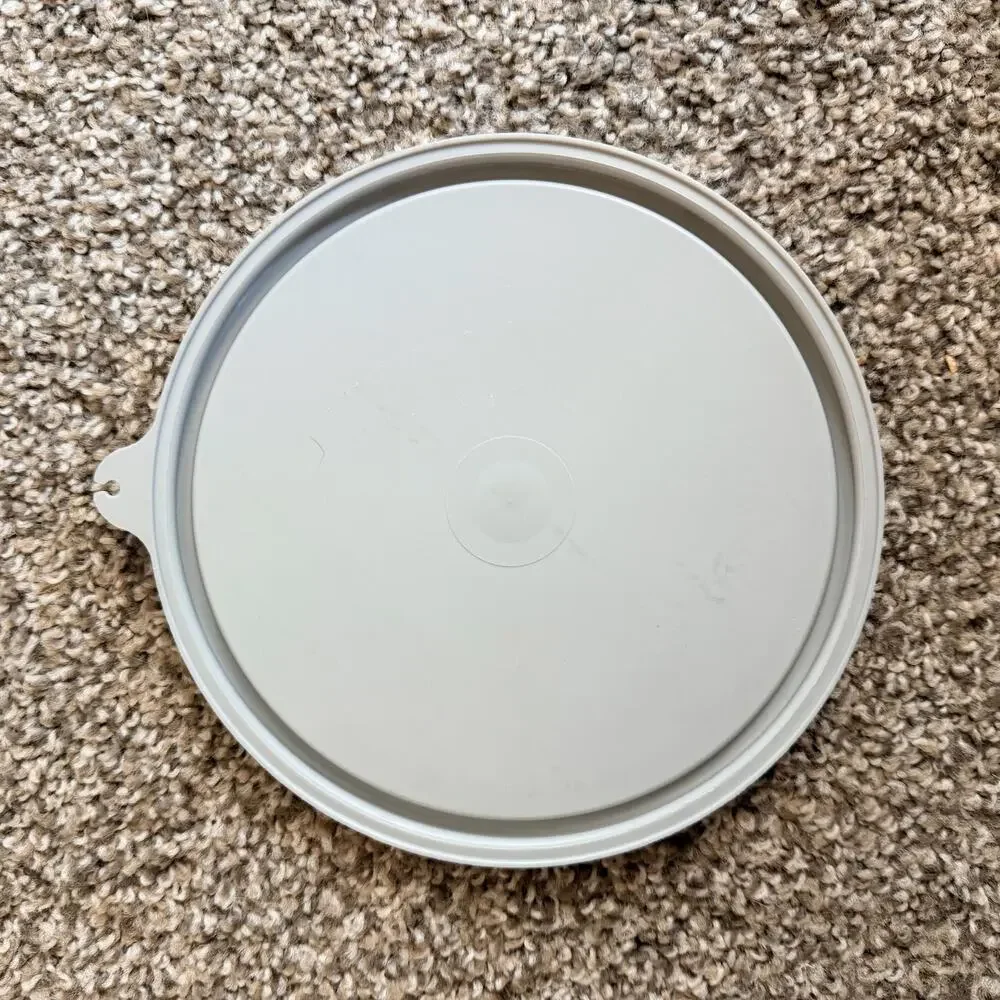 Vintage Tupperware Lid Replacement Gray 6 Inch